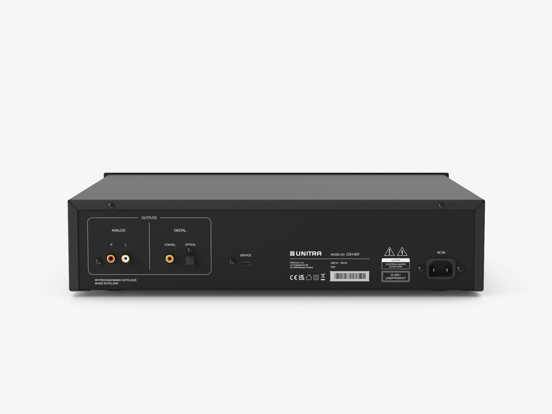 Unitra CSH-801 CD 播放器兼 DAC 及转盘